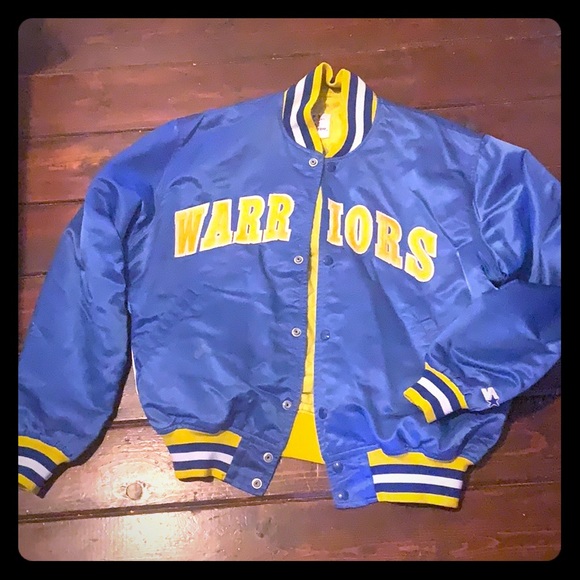 warriors starter jacket